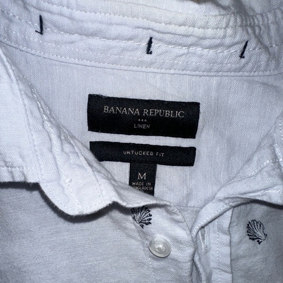 Men’s Banana Republic button up size M - Picture 6 of 9